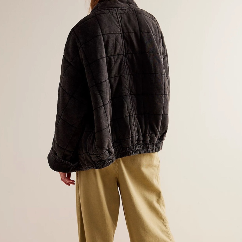 Free People Dolman Quilted knit Jacket - Picture 6 of 8